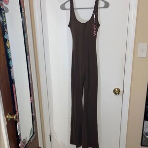 Vertvie Chocolate Brown Jumpsuit